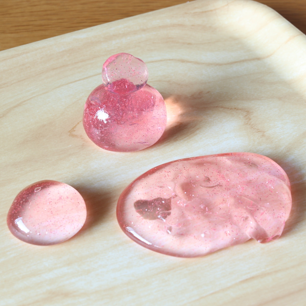 キラキラ透明ねんど おもちゃ 透明粘土 060959