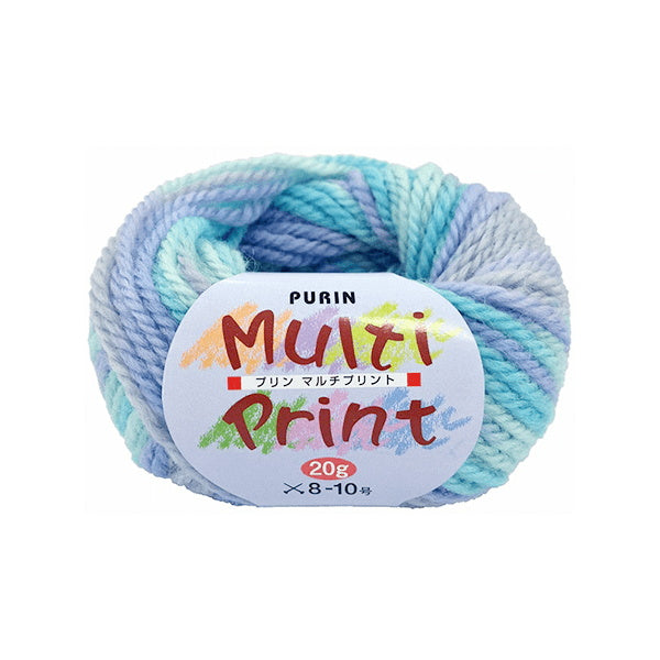 マルチプリント 並太 20g 27ライトブルー 061467