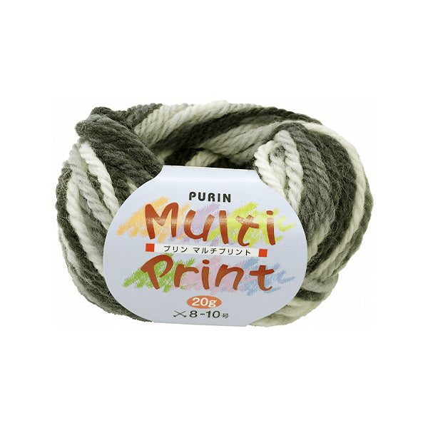 マルチプリント 並太 20g 28モノトーン 061468