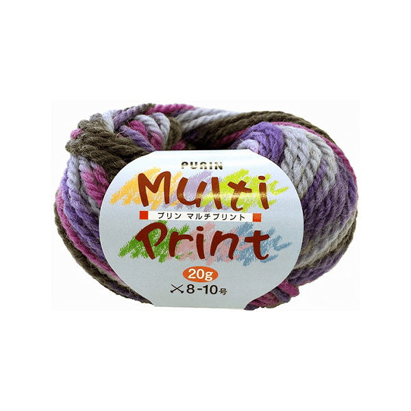 マルチプリント 並太 20g 30パープル 061470