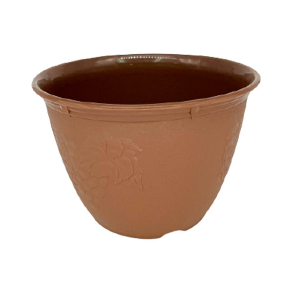 【OUTLET】植木鉢 プランター フラワーポット ビオラデコ 8号 チョコブラウン 062934