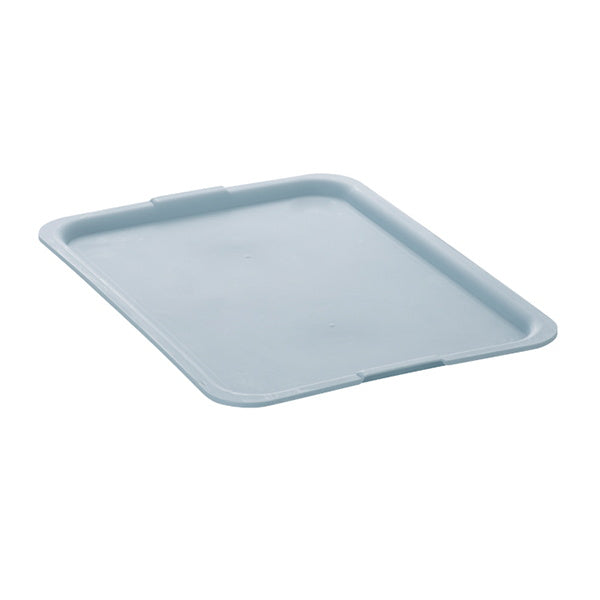 収納ケース 収納バスケット プラケース 蓋のみ プレーンボックス フタ L ライトブルー 062955