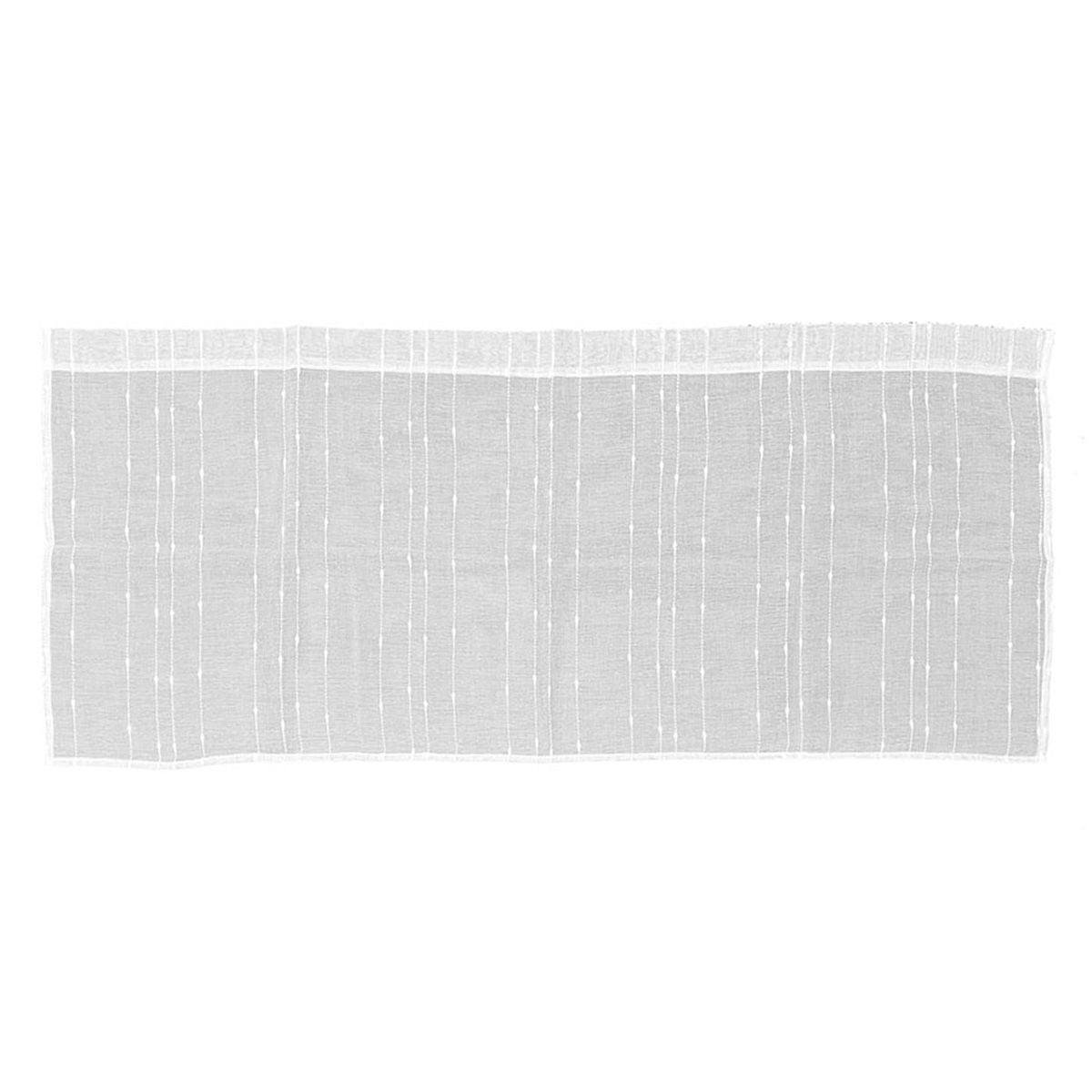 【OUTLET】Tokinone PB.カフェカーテン ホワイト 装飾付 063237