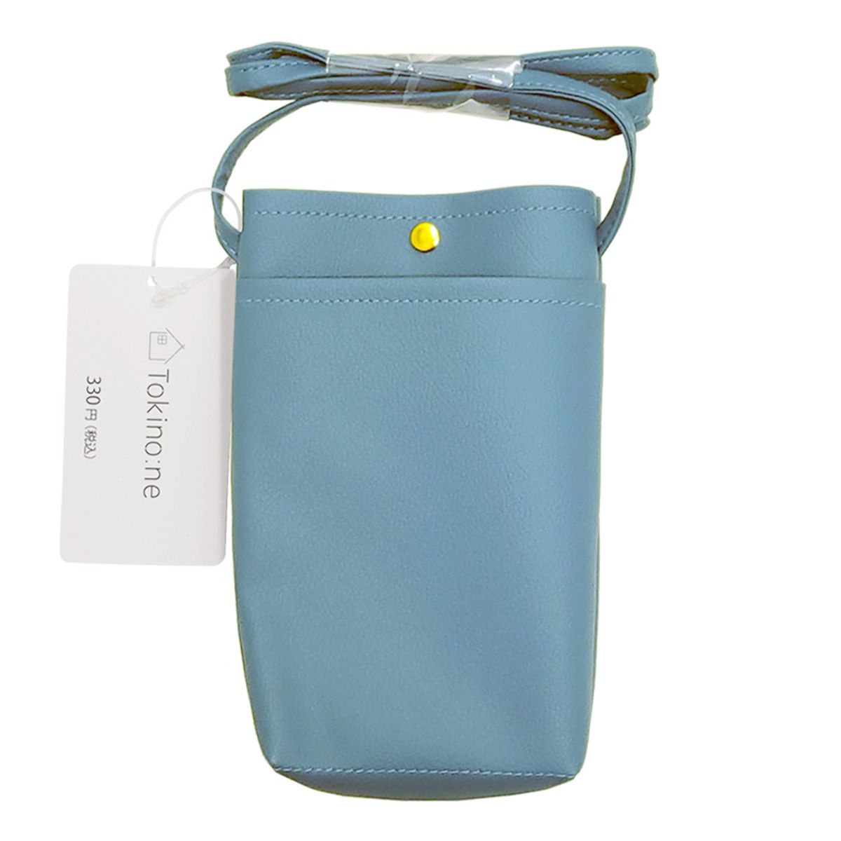 スマホショルダー ミニポシェット Tokinone PB.合皮 マチ付きショルダー ブルー 063257