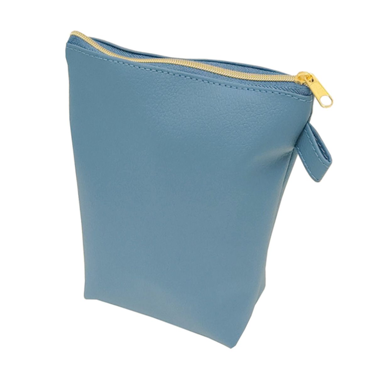 化粧ポーチ メイクポーチ Tokinone PB.合皮 舟形ポーチ ブルー 063260