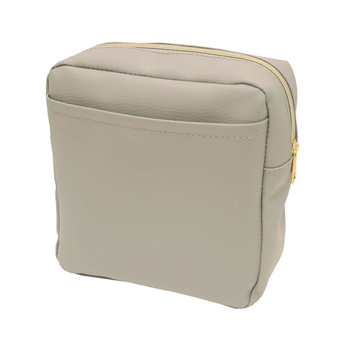 化粧ポーチ メイクポーチ Tokinone PB.合皮 スクエアポーチ グレー 063262