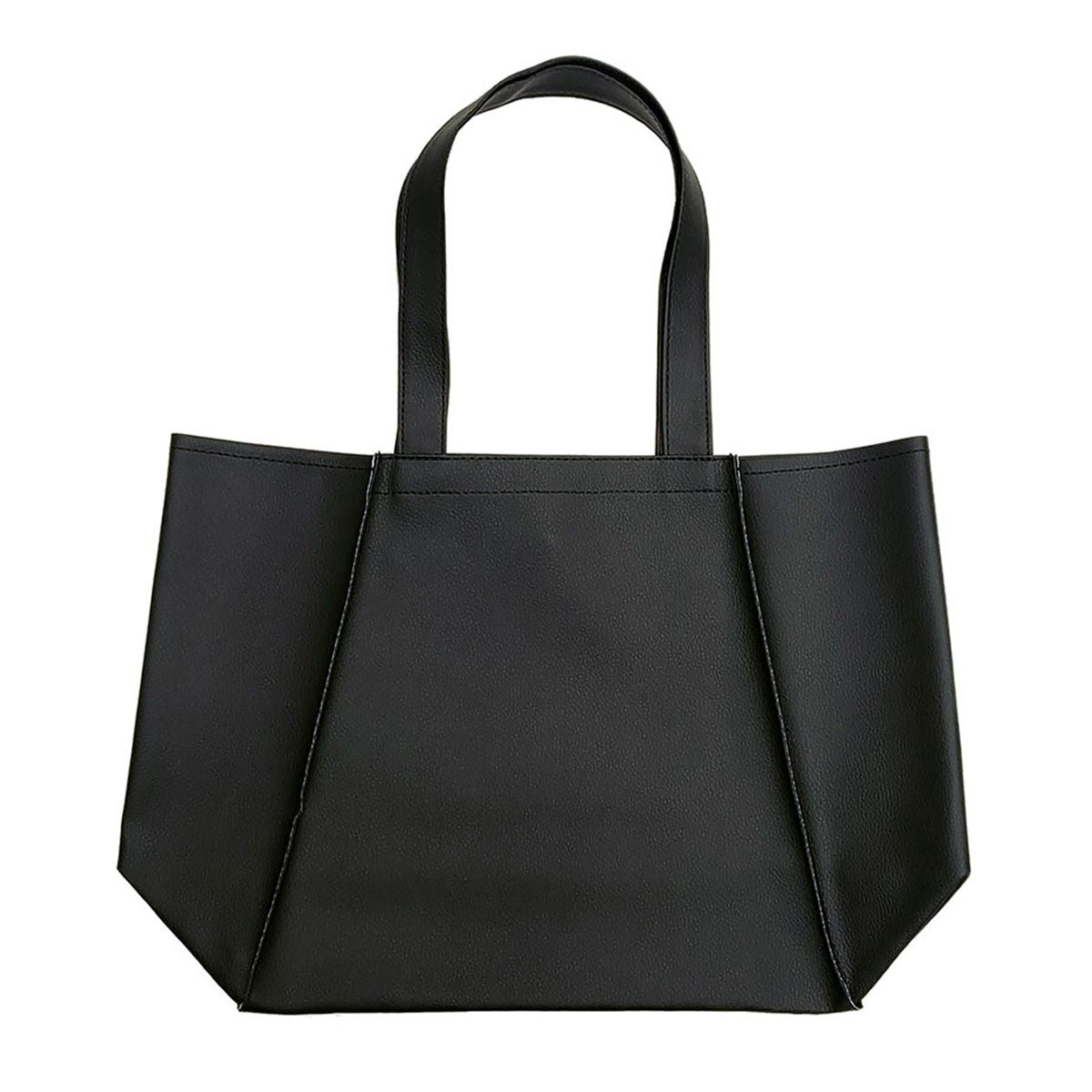 マチ付トートバッグ Tokinone PB.合皮 ビッグトート ブラック 063316