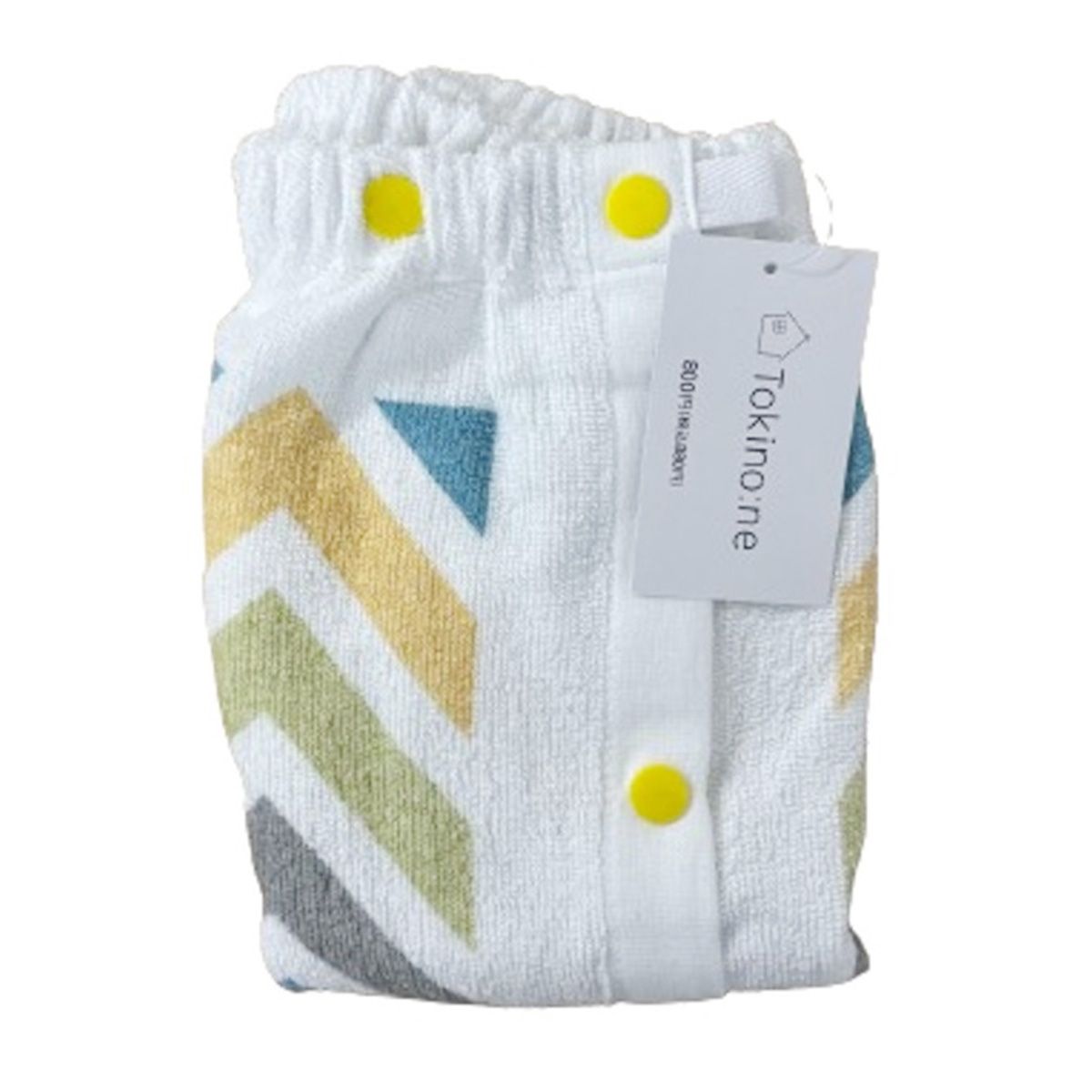 プールタオル スイムタオル 巻きタオル スイミング Tokinone PB.ラップタオル ヘリンボーン柄 イエロー 063435