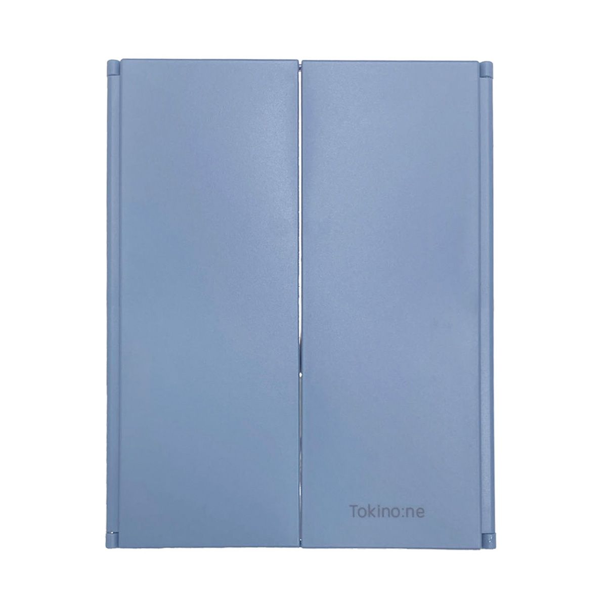 【在庫限り】卓上鏡 化粧鏡 三面鏡 メイクミラー Tokinone PB.折りたたみ三面ミラー ブルー 063561