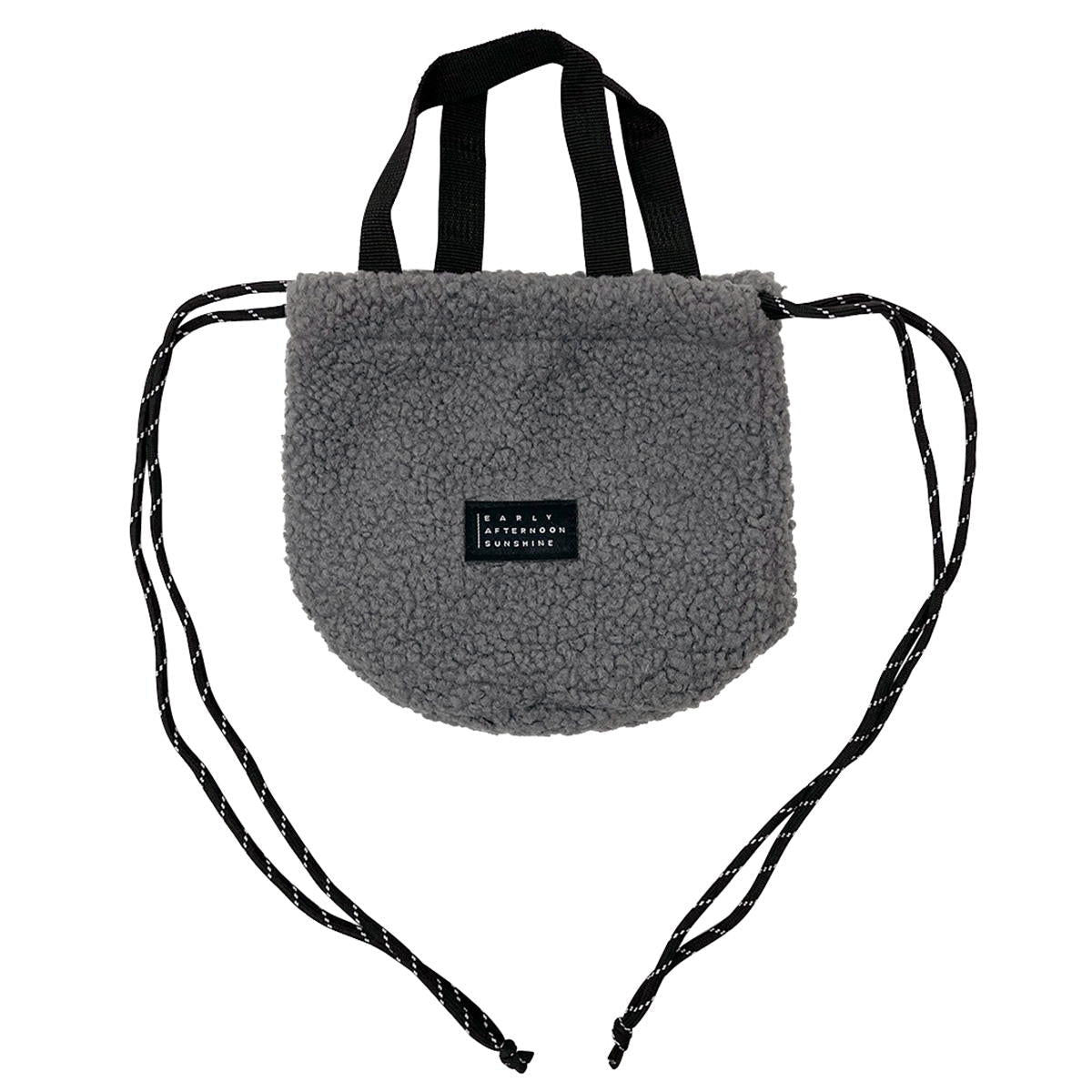 【OUTLET】きんちゃくバッグ Tokinone PB.ボア巾着バッグ グレー 064316