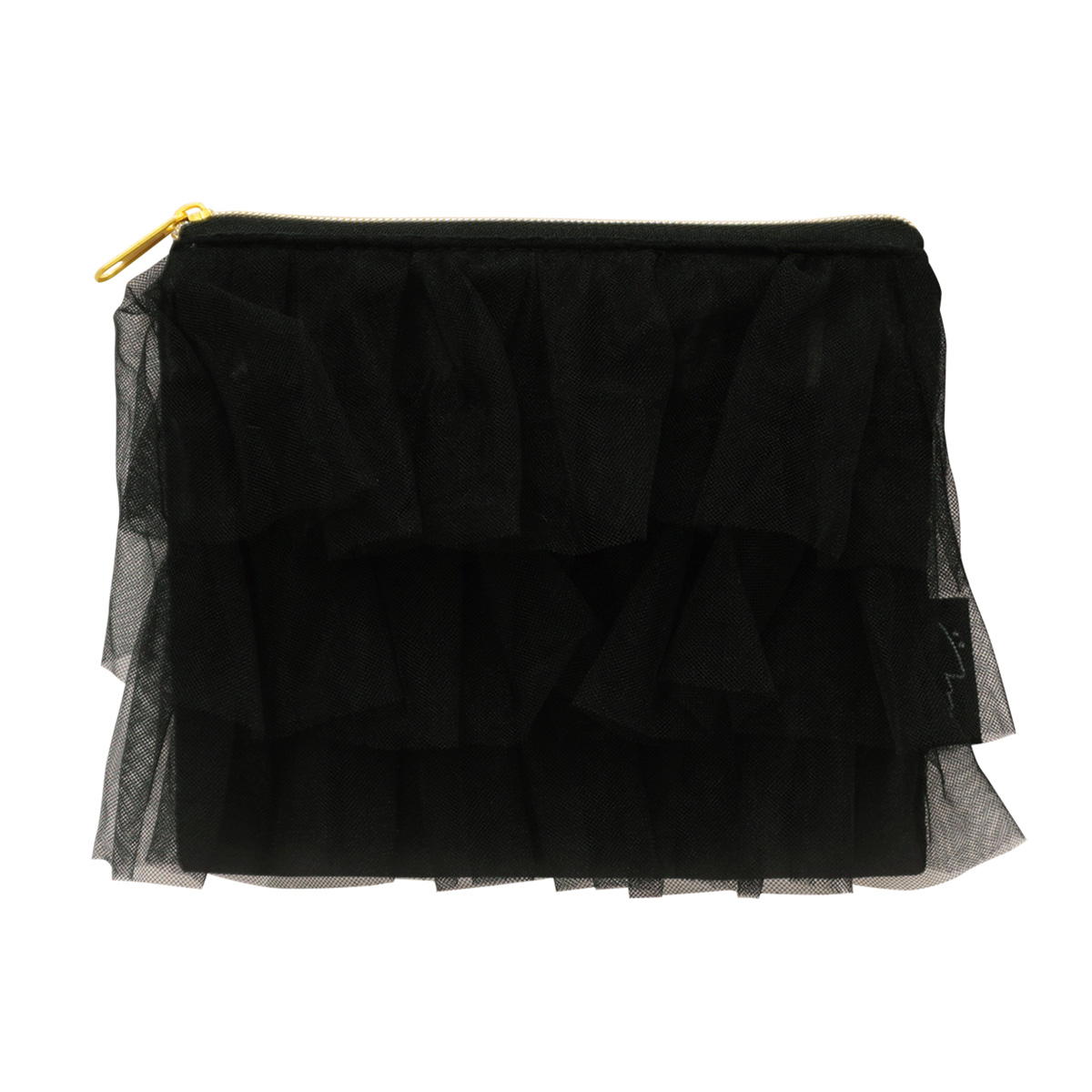 【OUTLET】PB.藤本美貴コラボ チュールフラットポーチ 064439