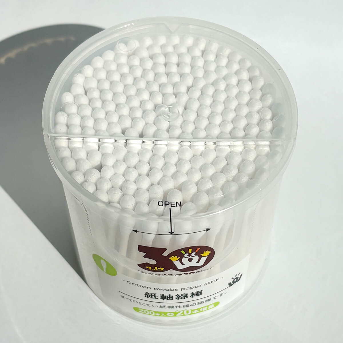 【30周年増量CP】PB.紙軸綿棒200本+20本増量 064454