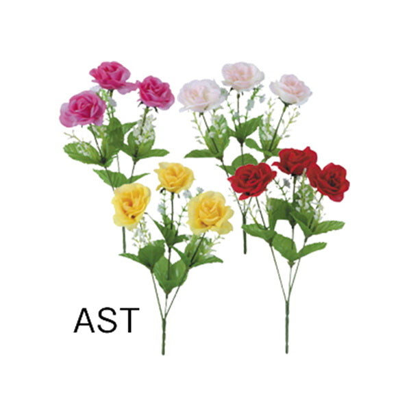 ローズブッシュ 造花 フェイクフラワー 066466