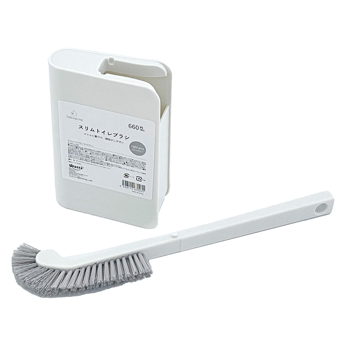 【OUTLET】Tokinone PB.スリムトイレブラシ ライトグレー 067003