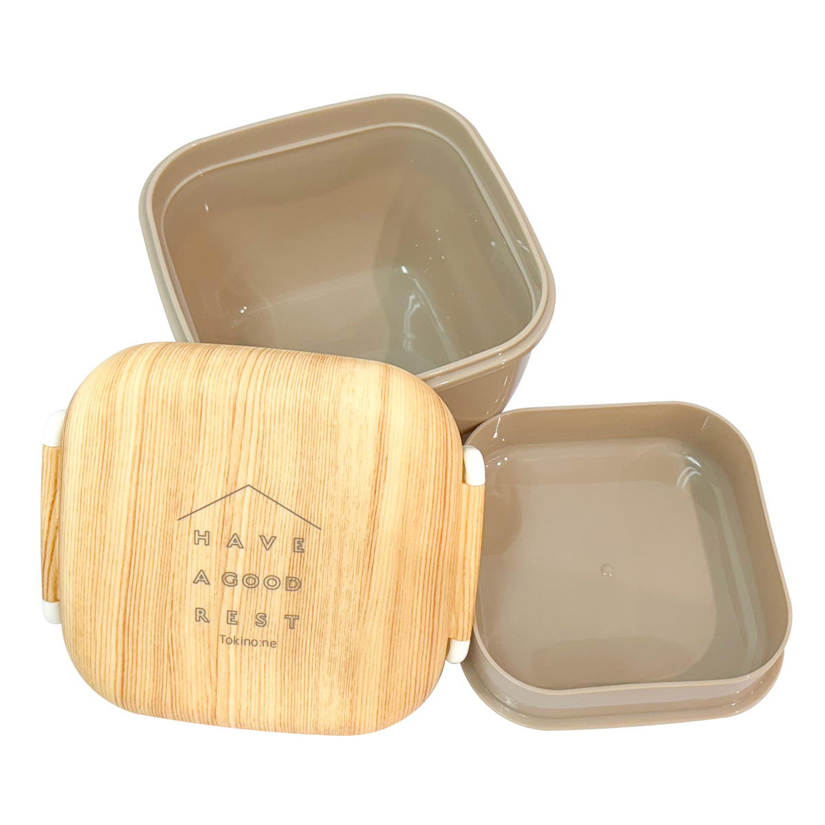 【在庫限り】Tokinone PB.バンブープリント丸形ランチボックスLB 068122