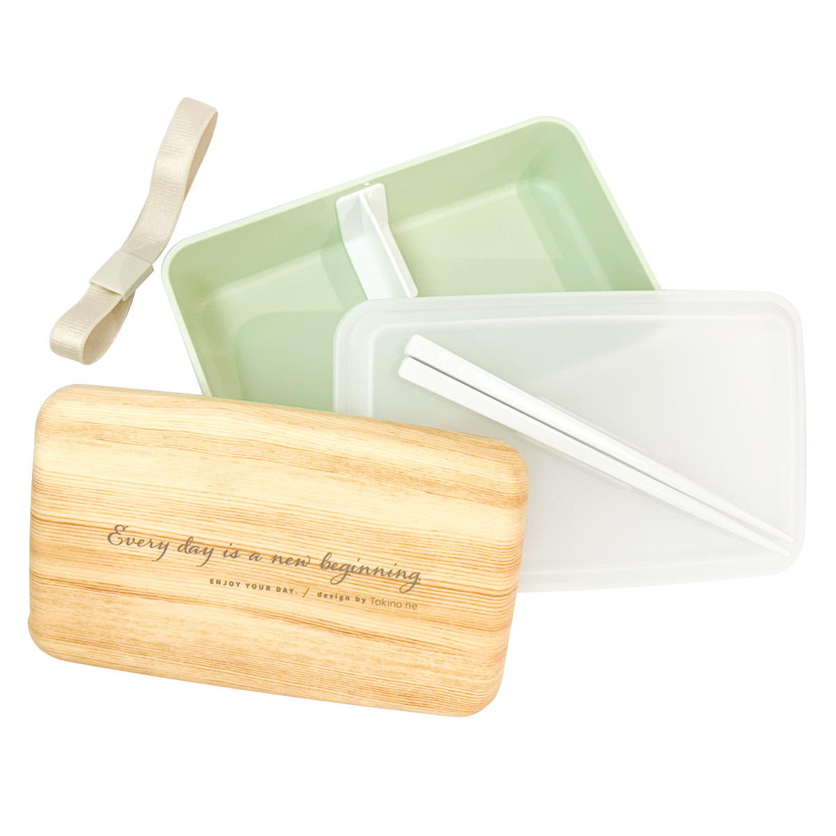 【在庫限り】Tokinone PB.バンブープリントランチBOX MI 068206