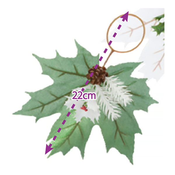 【OUTLET】クリスマスオーナメント ウィンターハンギング 068754