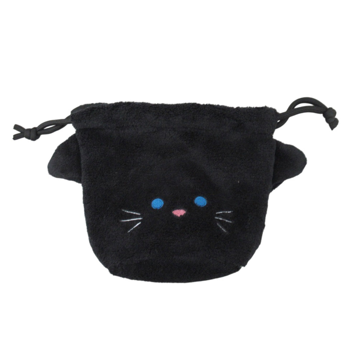 Tokinone PB.巾着ポーチ くろねこ 069791