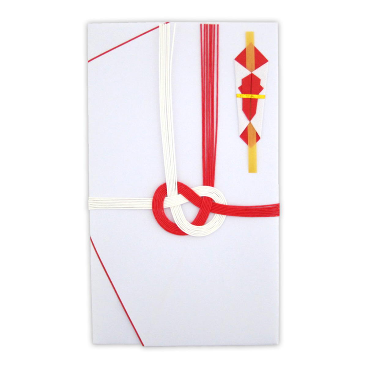 大阪折金封 赤白3P 072763