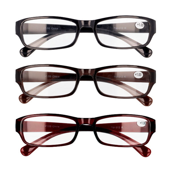 老眼鏡 1.0度 プラスチックフレーム 073564