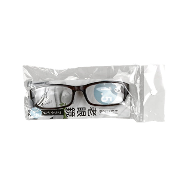 老眼鏡 1.5度 プラスチックフレーム 073565