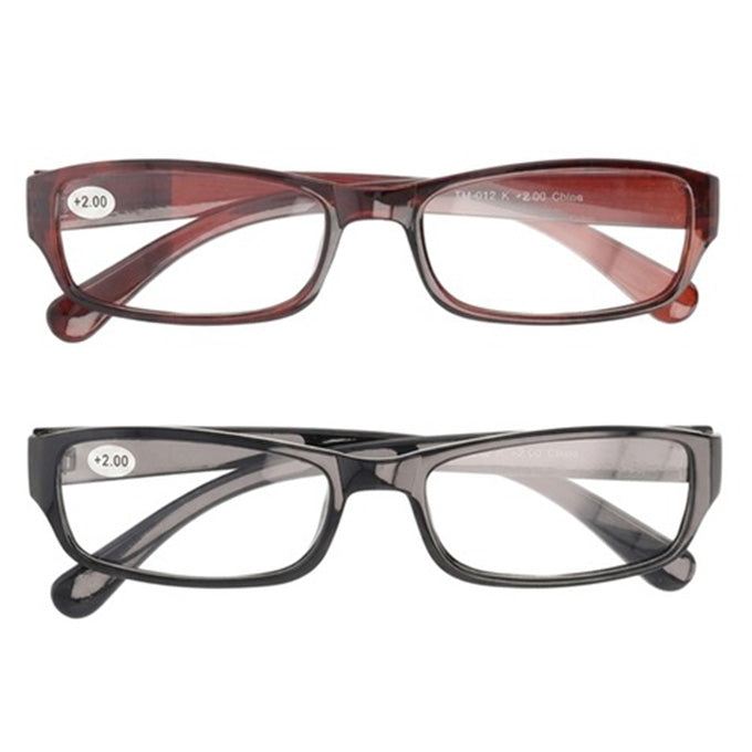 老眼鏡 2.0度 プラスチックフレーム 073566