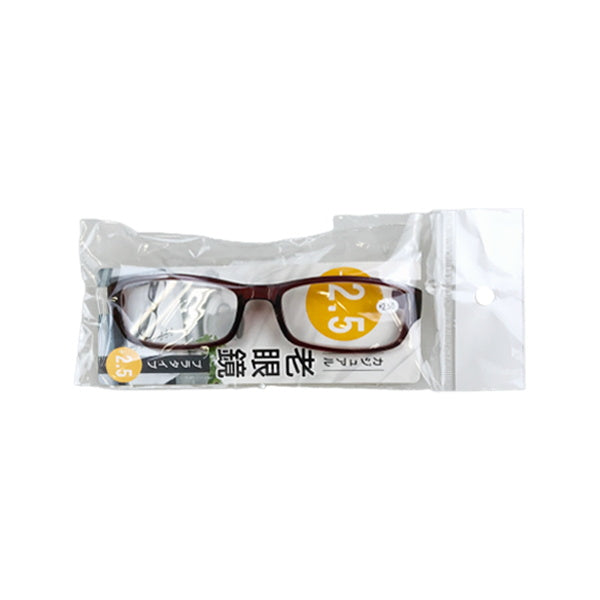 老眼鏡 2.5度 プラスチックフレーム 073567