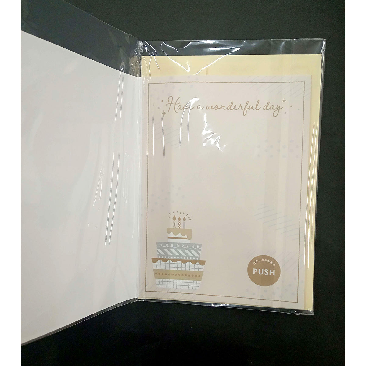 メロディーカード・バースデイケーキ 074230