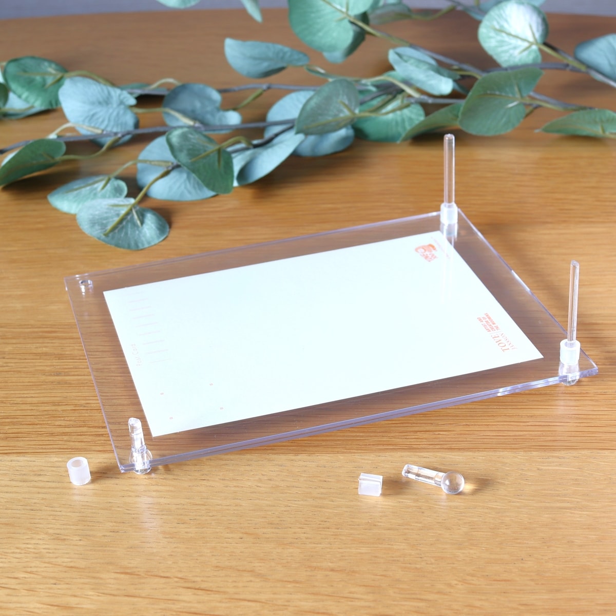 フォトフレーム 写真立て 透明 ポストカード 076120