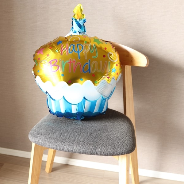風船 ふうせん アルミバルーン HBDケーキ 076700