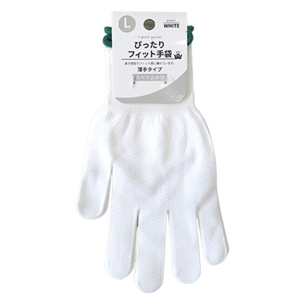 作業用軍手 PB.ぴったりフィット L ホワイト 077592