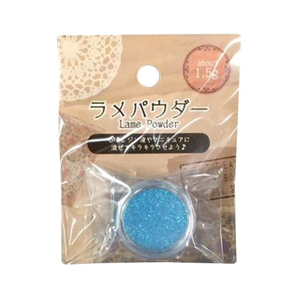 デコパーツ ラメパウダー1.5g ブルー 077644