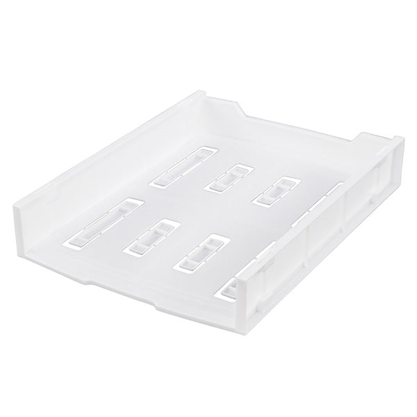 ラック 書類ラック 書類トレー ファイルスタンド PB.A4コンビネーションラック縦型 スタッキング収納 077810