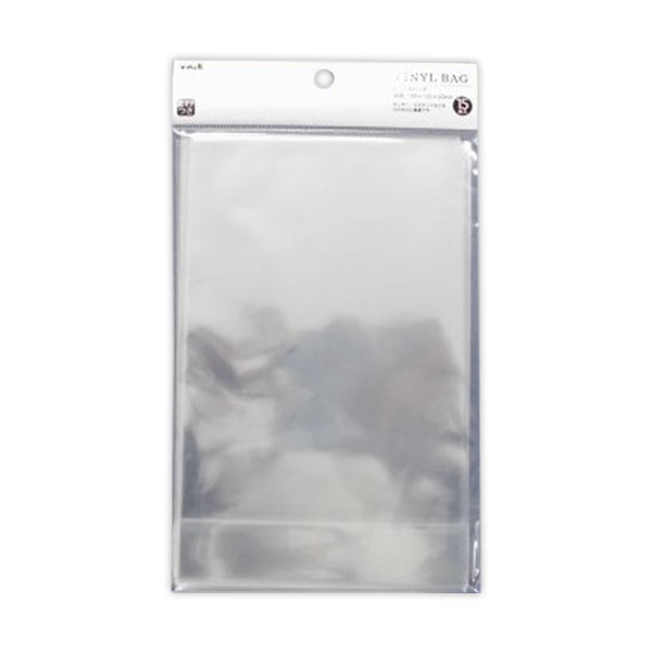 ギフトバッグ プレゼント用バッグ ラッピング袋 ビニールBAG 底マチ 15S クリアー 077892