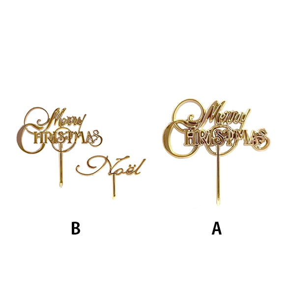 【在庫限り】デコレーションピックメリークリスマス 078329