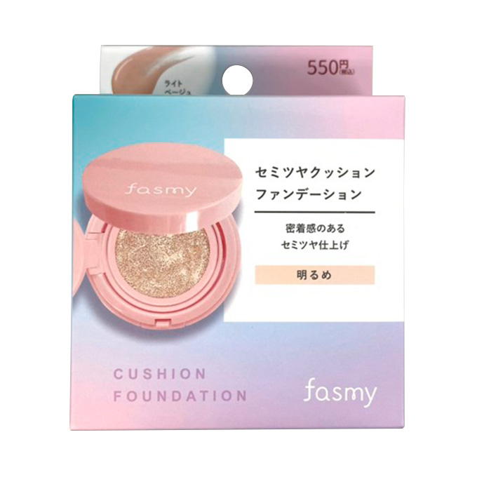 PB.fasmy×コスメヲタちゃんねるサラコラボ セミツヤクッションファンデ 01 078412