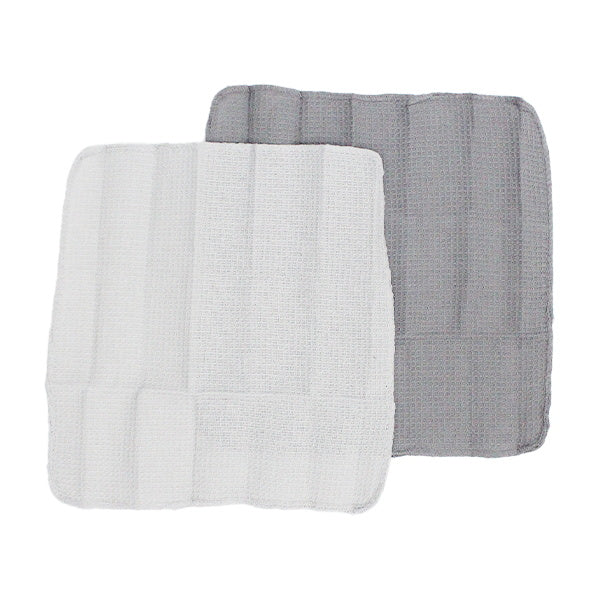 ダスター 台ふきん 布巾 キッチンクロス ワッフルクロス2枚入 078997
