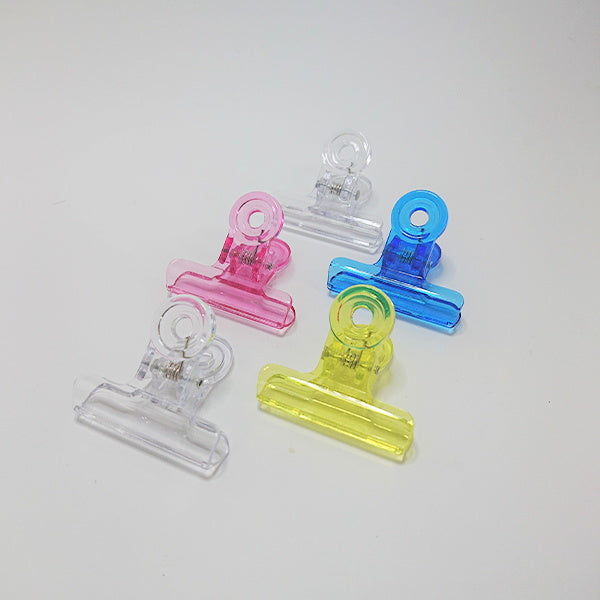 【在庫限り】プラ目玉クリップ 5P S 38mm 080516