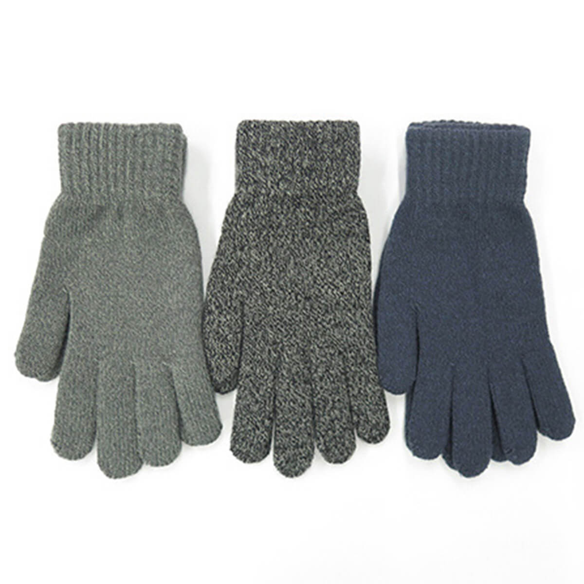 メンズ手袋 杢(もく)カラー紳士裏起毛手袋 杢カラー 080585