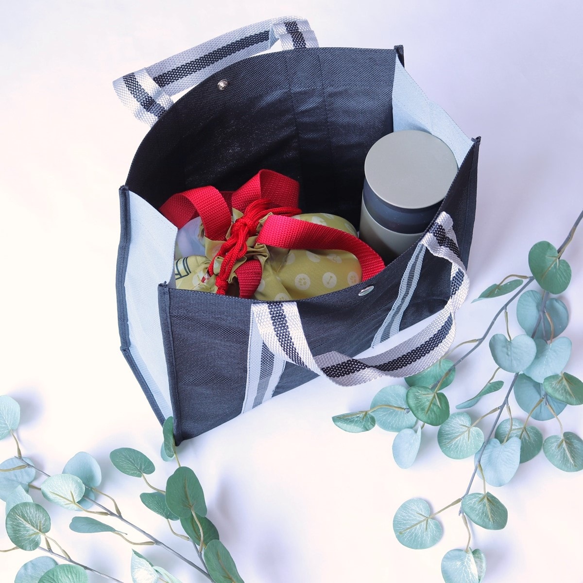 トートバッグ ウィズバッグ ブラック 約25.5x29.5x11.5cm 080794