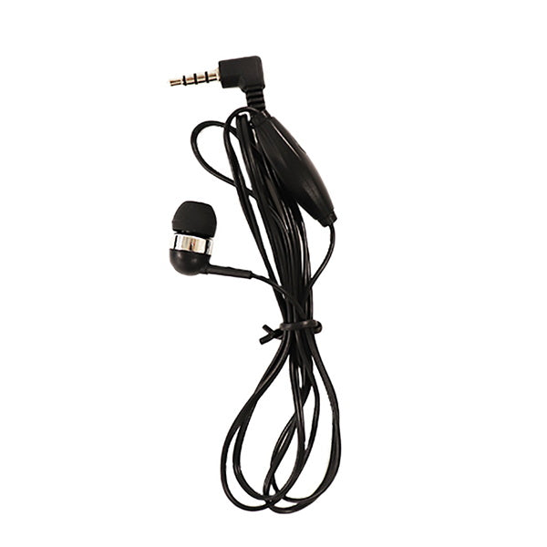 スマートフォン用イヤフォンマイク ストレート式 カナルタイプ 1m 082322