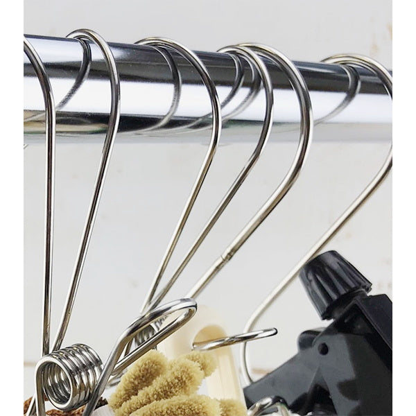 ハンギングピンチ ステンレス ガーランドピンチ ハンギングステンレスピンチ 4P 吊り下げ クリップ 086296