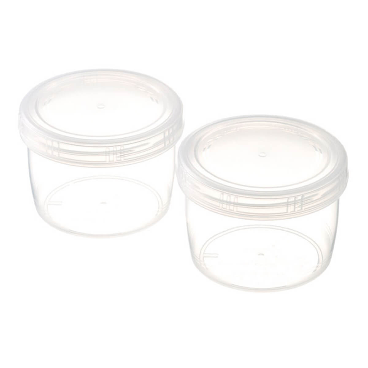 キャニスター 食品保存容器 フードストッカー ストック容器 コンポロックショートS クリア 260ml×2個セット 086597