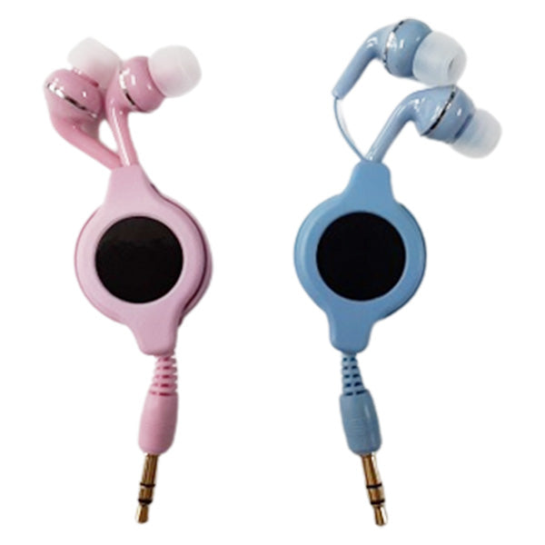 密閉型ステレオイヤホン カラーコードリール 70cm 086819