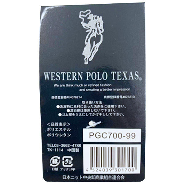 靴下 ソックス メンズ 紳士 男性 WESTERN POLO カジュアルソックス 柄B 25~27cm 088082