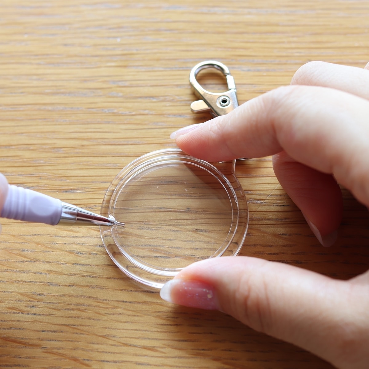 フォトキーホルダー/ラウンド 088282