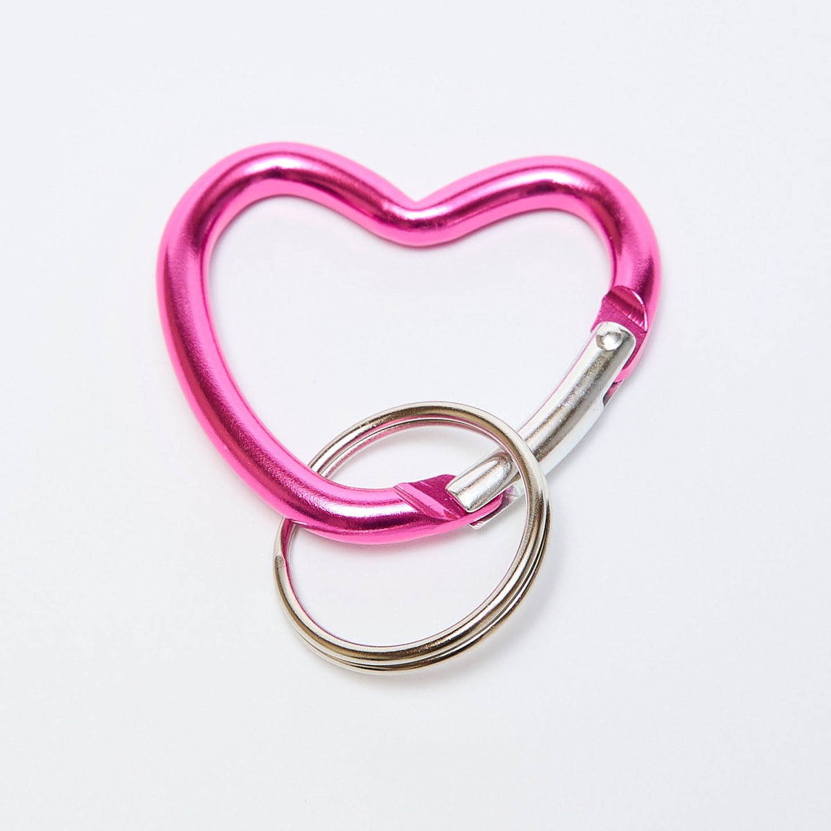 カラビナキーホルダーハート形S 2P 088458
