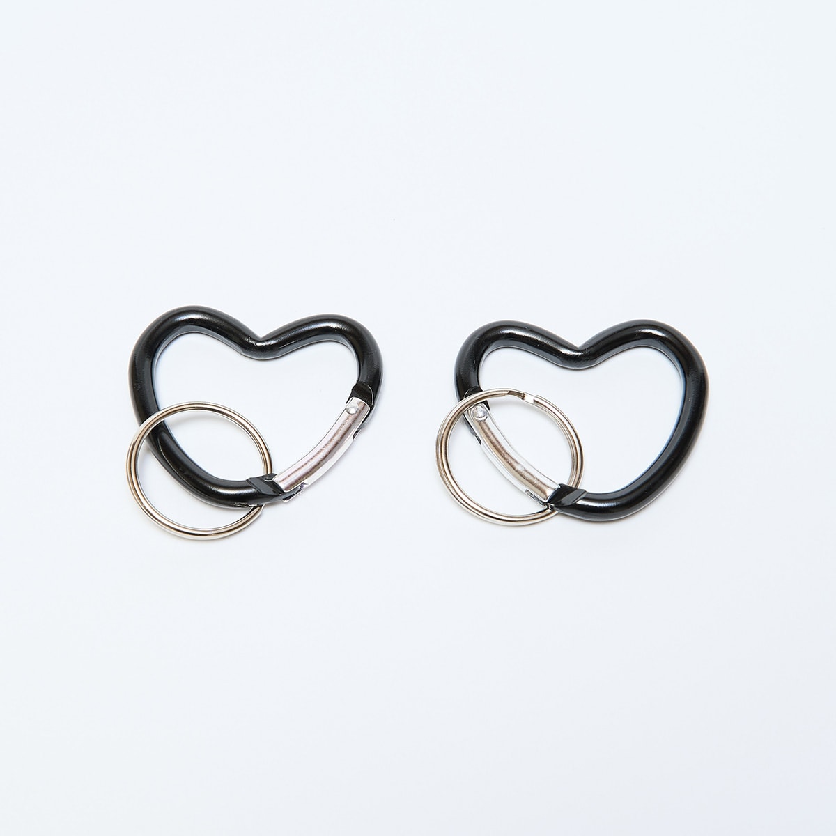 カラビナキーホルダーハート形S 2P 088458