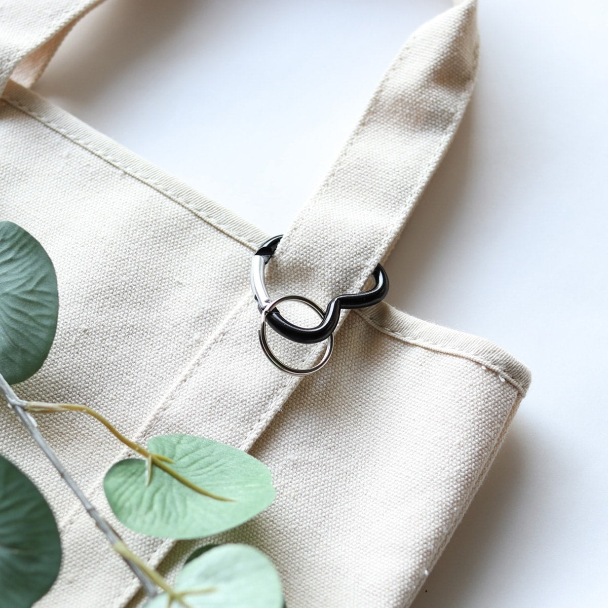 カラビナキーホルダーハート形S 2P 088458