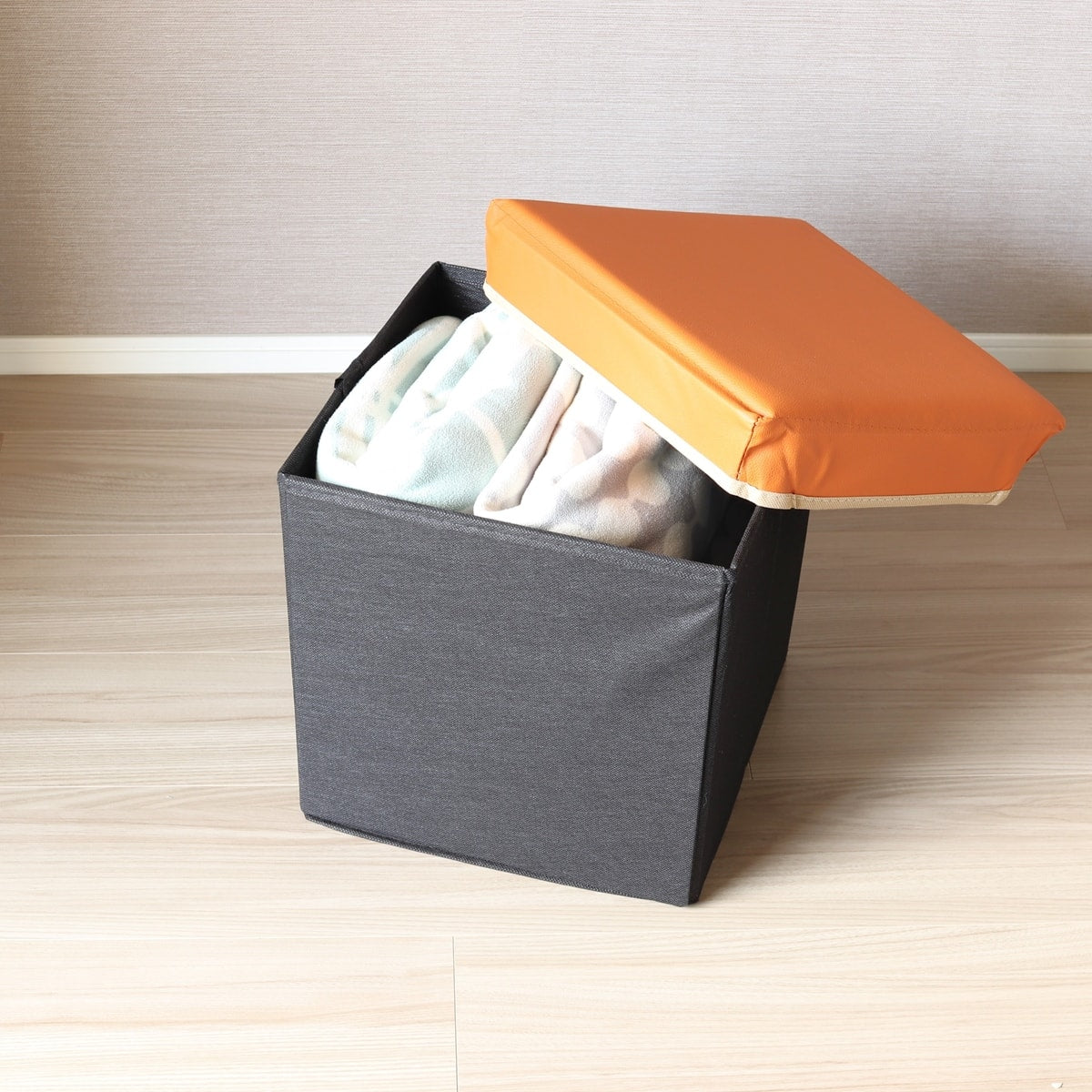 スツール 収納 椅子 チェア おしゃれ 座れる収納ボックスチェア 091060